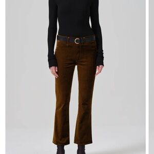 Citizens Of Humanity Rich Brown Cropped Pants